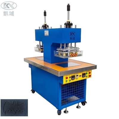 KY-0202 Máy đúc silicone màu xanh kim loại cho dán nhãn quần áo
